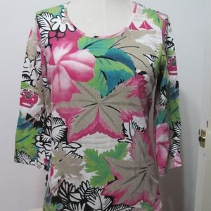 Additions by Chico's 3/4 Sleeve Shirt Sz 0